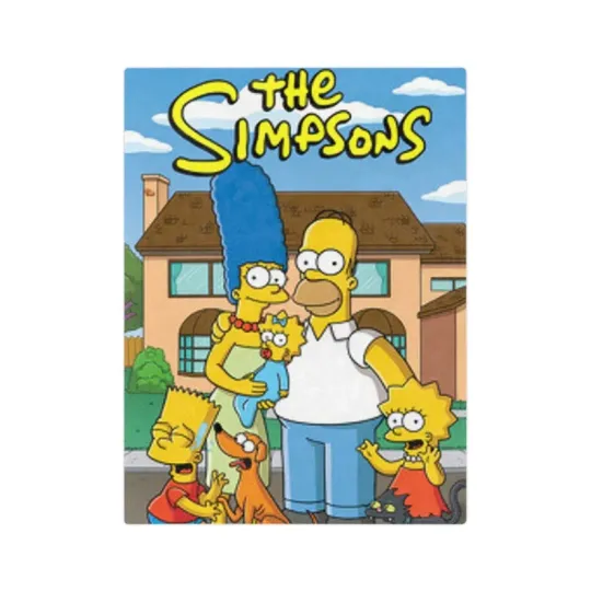 Discover The Simpson's Movie Home Decor Fleece Blanket