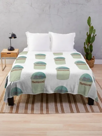 The Simpsons Movie TRAPPUCCINO Cozy Fleece Blanket