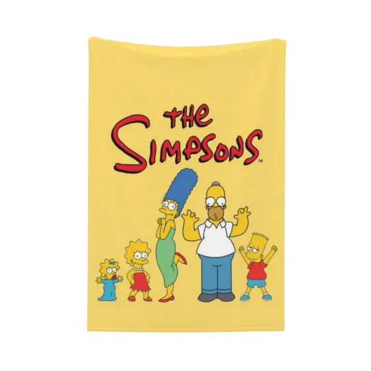 Discover Family Simpson Funny Blanket The Simpson Movie Fleece Blanket Gifts Fans