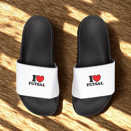 I HEART FUTSAL Slide Sandals for Adults