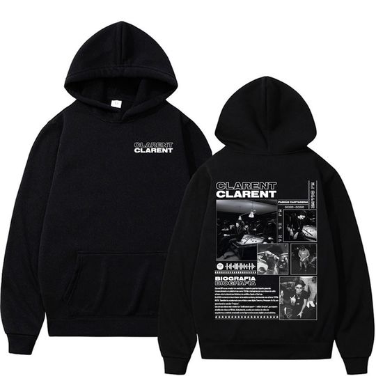 Discover Rapper Clarent Kp Album 2025 Tour Cover Hoodies Men Women Harajuku Hip Hop Streetwear Sweatshirts Casual Fleece Hooded Pullovers