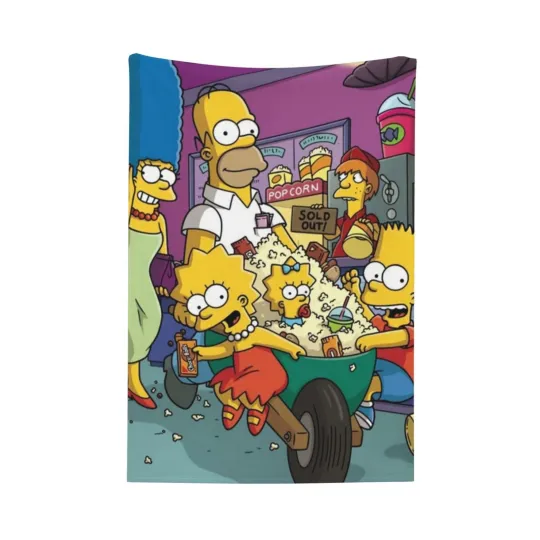 Discover Funny The Simpson Movie Fleece Blanket Gifts Fans