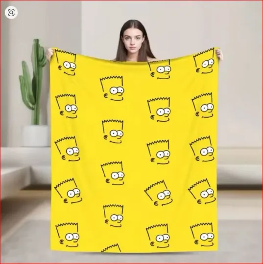 Discover Family Simpson Icon Blanket The Simpson Funny Movie Fleece Blanket