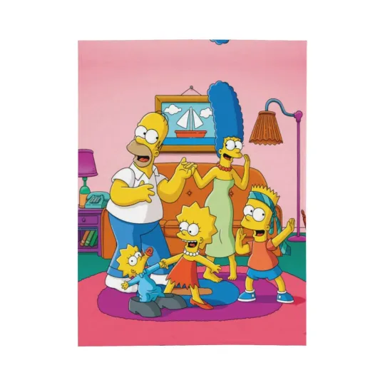Discover Family Funny Blanket The Simpson Movie Fleece Blanket Gifts Fans
