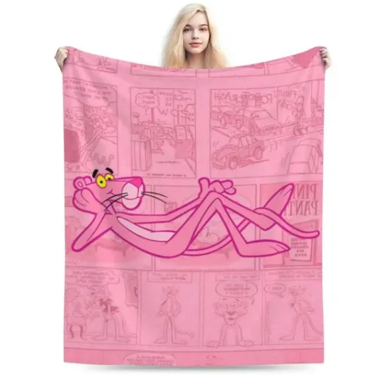 New The Pink Panther Movie Home Decor Gift Fleece Blanket