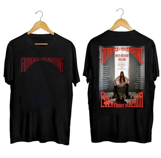 Florence And The Machine 2026 Everybody Scream Double Sided T-Shirt