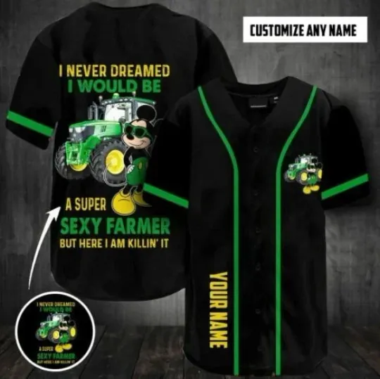 Discover Personalized Mickey I Never Dreamed 3D BASEBALL JERSEY SHIRT Best Price