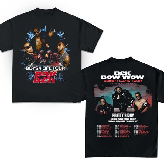 Discover Bow Wow x B2K Boys 4 Life Tour unisex T Shirt 2026