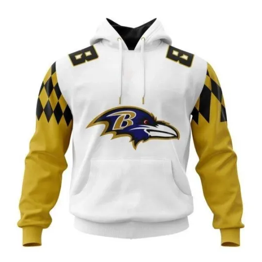Discover Baltimore Football Team Ravenss | Personalized Hoodie Away Design
