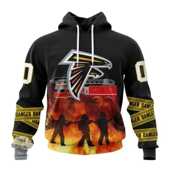 Atlanta Football Team Falconss | Specialized Design Honor Firefighter