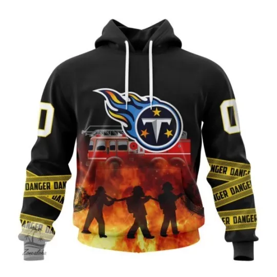 Discover Tennessee Football Team Titanss | Specialized Design Honor Firefighter