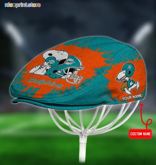 Discover Miami Team Jeff Cap Driver Cap football Golf Cap football Flat Cap