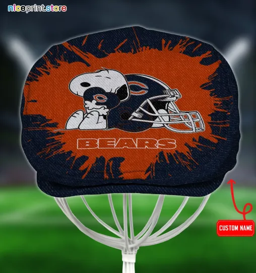 Discover Chicago Team Jeff Cap Driver Cap football Golf Cap football Flat Cap for Men