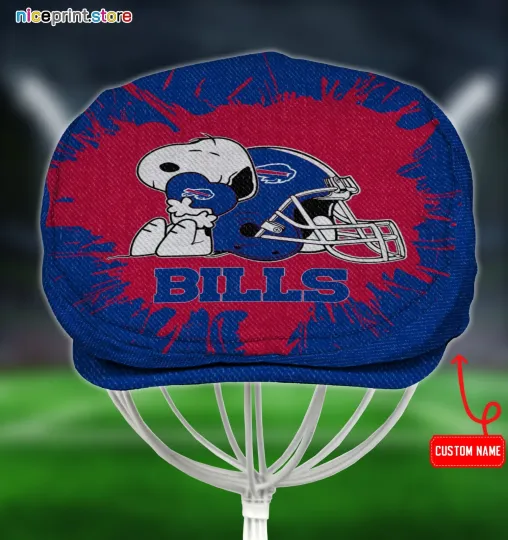 Discover Buffalo Team Jeff Cap Driver Cap football Golf Cap football Flat Cap for Men