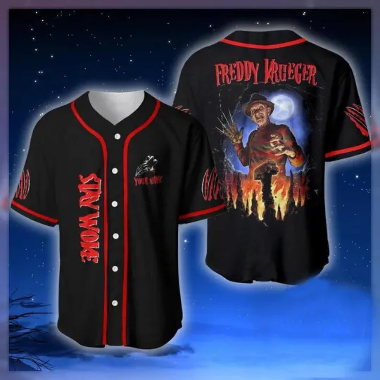 Personalized Freddy Krueger Stay Woke Nightmare 3D Baseball Jersey Shirt