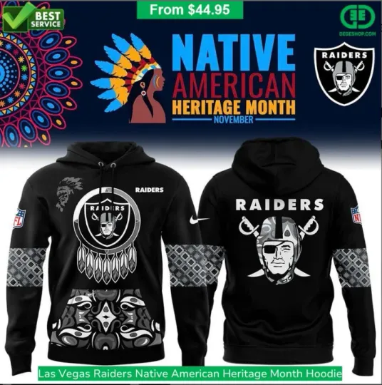 Discover HOT Raiders Native American Heritage Month Hoodie 3D Gift For Valentine
