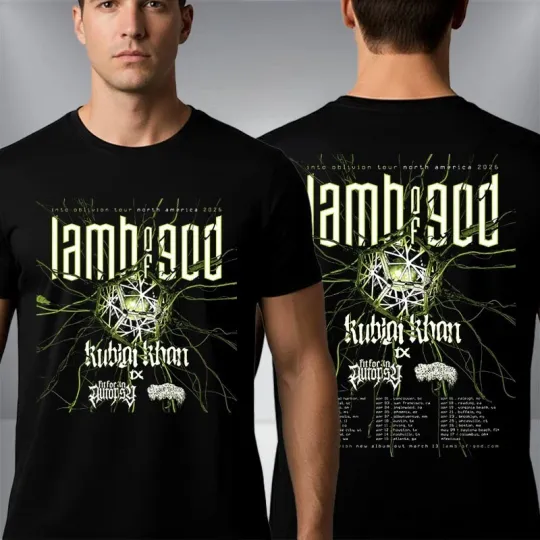 Lamb Of God Into Oblivion Tour 2026 Double Sided T-Shirt
