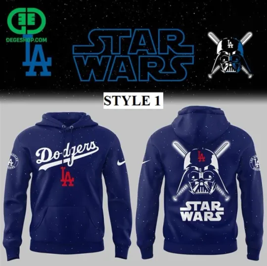 Discover NEWEST Dodgers Star Wars Hoodie 3D Gift For Valentine