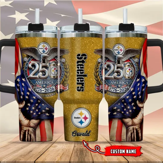 Discover Pittsburgh 40oz Stainless Steel H2.0 Flowstate Quencher Tumbler