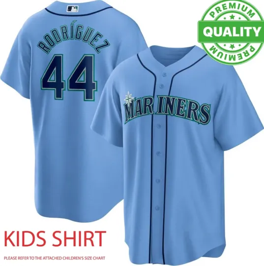 Discover Mariners Rodriguez Number #44 Baseball Jersey Shirt