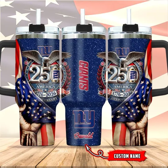 Discover New-York-Football 40oz Stainless Steel H2.0 Flowstate Quencher Tumbler