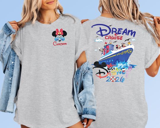 Discover Disney Cruise Shirts 2026 T-shirts, Adventure, Magic, Wonder, Dream, Fantasy, Wish, Treasure, Destiny