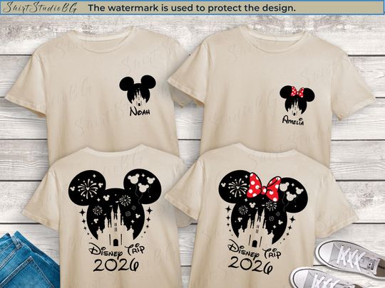 Discover Custom Disney Vacation 2026 Shirt, 2026 Disney Family Shirts, Disney Paris 2026 Shirt, Disneyland Shirts, Matching Disney Shirts