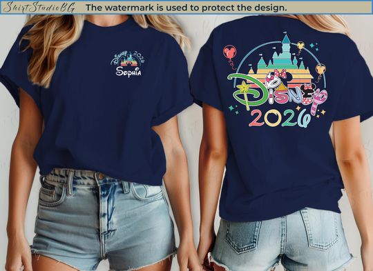 Discover Custom Disney Family Vacation 2026 Shirt, Disney Squad Shirts, Disney Trip 2026 T-shirt, Disneyland T-shirts, Disneyworld Tees