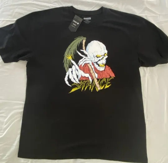 Discover Stance - Palm Slayer Men’s XXL Black T-shirt NWT Reaper Skull