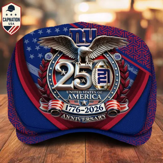 Discover New York-Football Jeff Cap 250th Anniversary USA 1776-2026 Eagle Patriotic Cap
