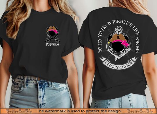 Discover Disney Pirate Cruise Shirt, Yo Ho Ho Pirate's Life For Me shirt, Mickey and Minnie shirts, family Cruise shirt, Disney Couple Disneyworld