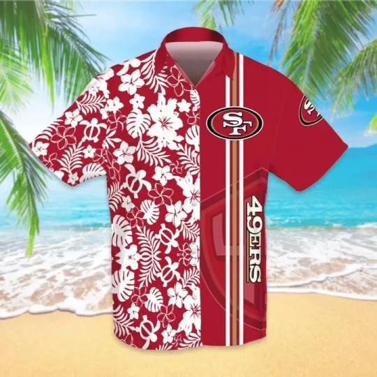 Discover San Francisco Football 49erss Team Hawaiian Shirt Short Sleeve