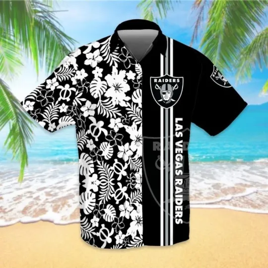 Discover Las Vegas Football Raiderss Team Hawaiian Shirt Short Sleeve Adult