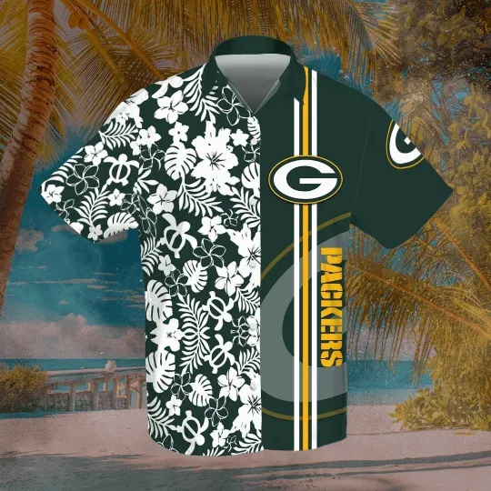 Discover Green Bay Football Packerss Team Hawaiian Shirt Short Sleeve Adult