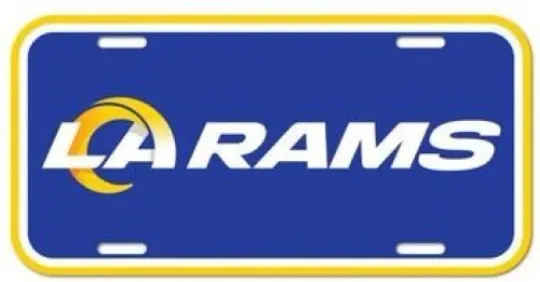 Discover Los Angeles Rams License Plate Car Truck SUV Van Tag football Football USA