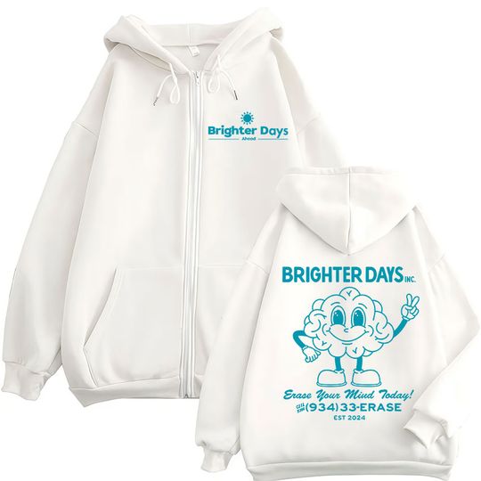 Singer Ariana Brighter Days Ahead Tour Album 2025 Zipper Hoodie Men Women Harajuku Fashion Long Sleeve Jacket Hoodie Tops