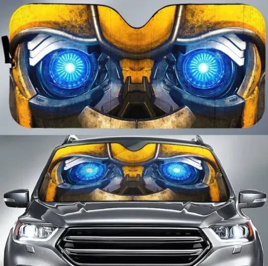 Discover Bumblebee Car Sunshade, Bumblebee Windshield Cover Sunshade