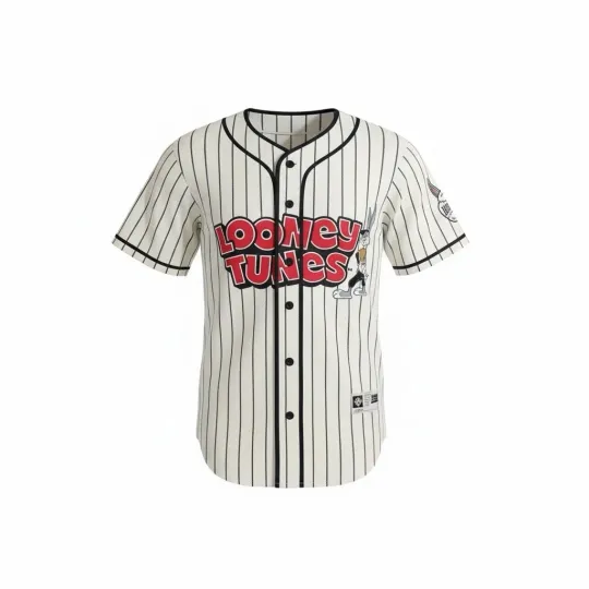 Looney Tunes Bugs Bunny Striped Baseball Jersey