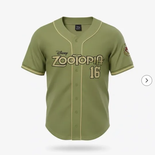 Discover Disney Zootopia Nick Wilde Baseball Jersey