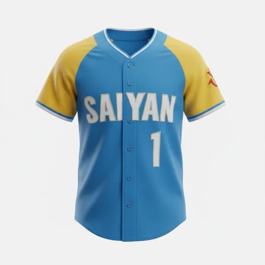 Dragon Ball Z Vegeta Baseball Jersey
