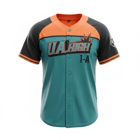 Discover Hero Anime Bakugo Baseball Jersey