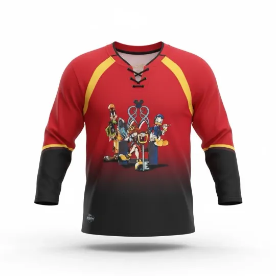 Discover Disney Kingdom Hearts Mickey Mouse hockey jersey