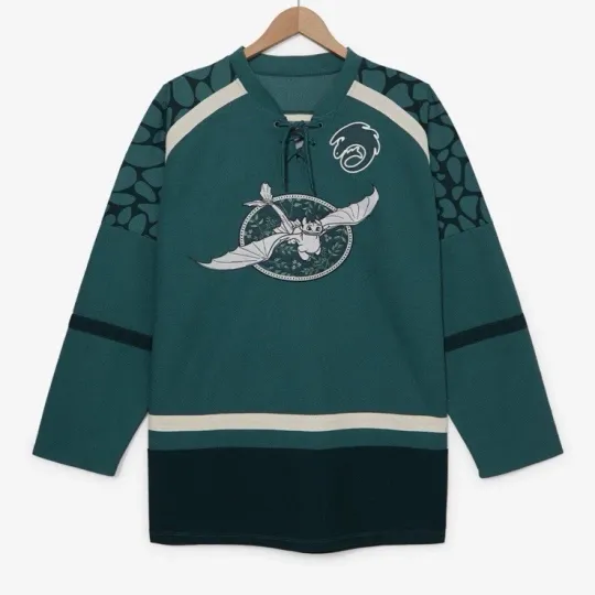 Discover DreamWorks How To Train Your Dragon Toothless Hockey Jersey