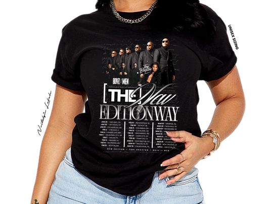 New Edition Way Tour Shirt | Boyz II Men, Toni Braxton