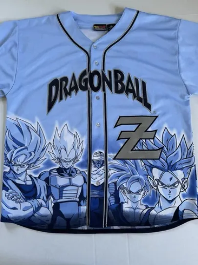 Vintage Dragon Ball Z Rare Baseball Jersey