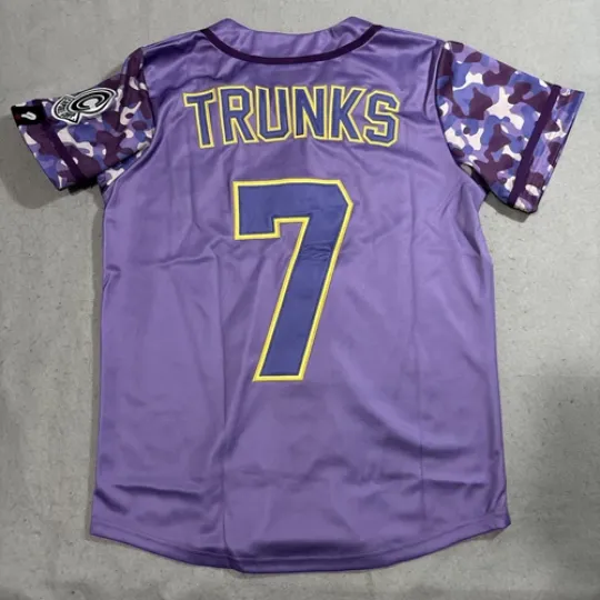 Dragonball Z Trunks Baseball Jersey  Nandesuka Anime Capsule Corp