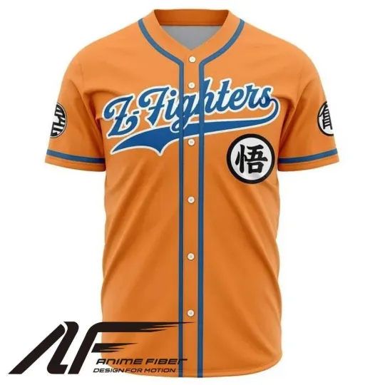 Z-Fighters Baseball Jersey | Dragon Ball Anime Jersey