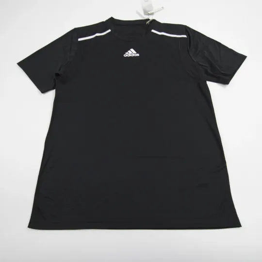 Discover adidas Short Sleeve Shirt Men's Black New with Tags