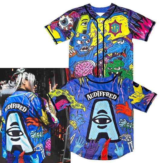 Discover Jessica Audiffred A Jersey Jessica Audiffred 7 Tshirt Cosplay Short Sleeve Unisex Button Thin Baseball Uniform Harajuku Shirt