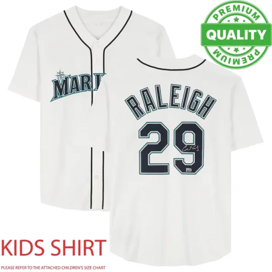 Discover Signature Raleigh Mariners #29 Baseball Jersey 3D AOP Kids Youth 1J0792